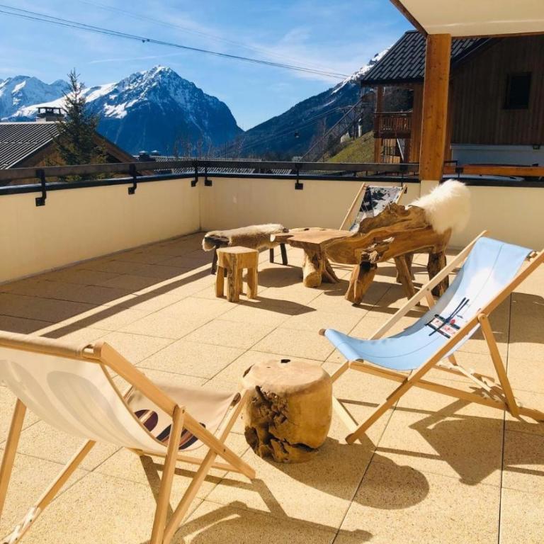 Appartement Cocooning-sauna-jacuzzi - Appartement 2 Chambres avec Vue sur la Montagne - 3