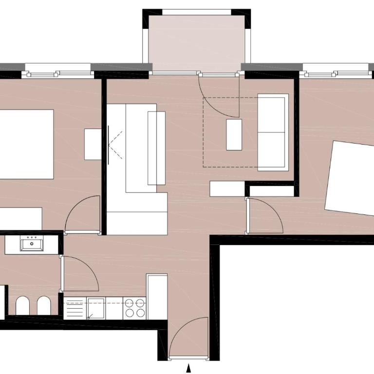 Villa Kriendl Nr 4 Dreifinger - Appartamento Deluxe con 2 Camere da Letto e Balcone - 19