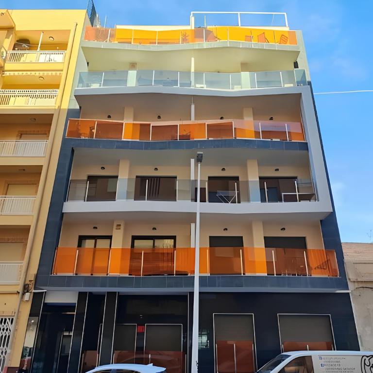 Ferienwohnung mit Pool 50m Strand - Two-Bedroom Deluxe Apartment with Balcony - 27