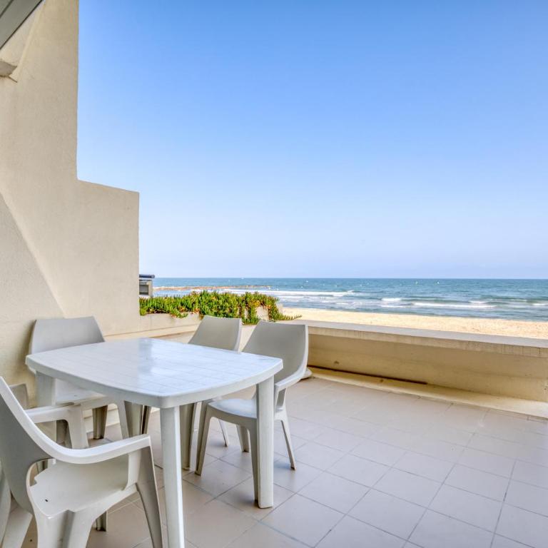 Première Ligne Avec Terrasse - Studio-Apartment mit Meerblick - 18