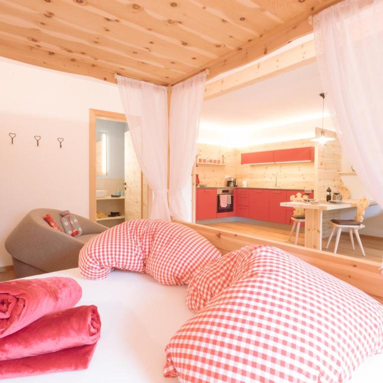 Ferienwohnung Wold Wieserhof - Appartamento Superior con 1 Camera da Letto e Balcone - 2
