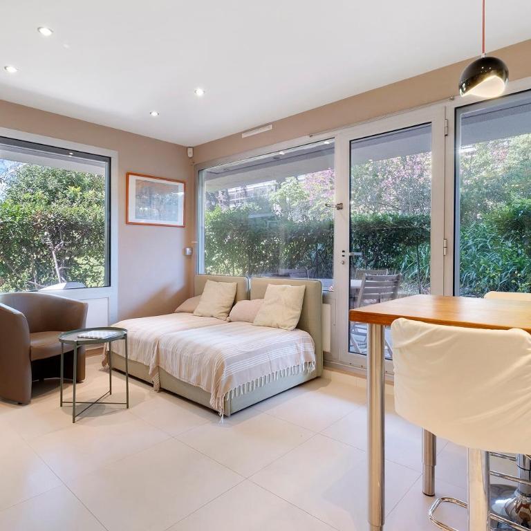 Juan-les-pins, Mas Du Tanit Olympe - Apartment mit 1 Schlafzimmer und Gartenblick - 14
