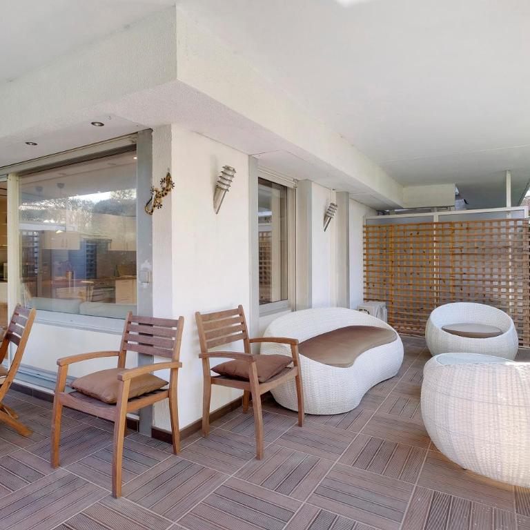 Juan-les-pins, Mas Du Tanit Olympe - Apartment mit 1 Schlafzimmer und Gartenblick - 16