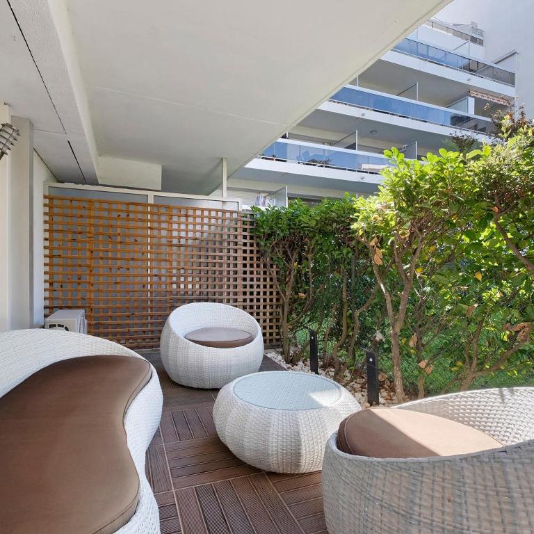 Juan-les-pins, Mas Du Tanit Olympe - Apartment mit 1 Schlafzimmer und Gartenblick - 17