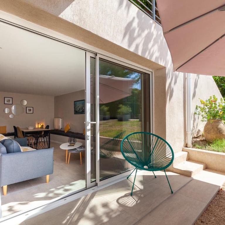 Havre de Paix - Apartment mit 1 Schlafzimmer und Gartenblick - 4