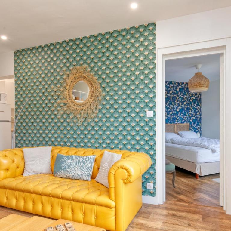 Appartement des Dryades, cosy 60m2 - Apartamento Deluxe de 2 dormitorios con vistas al jardín - 9