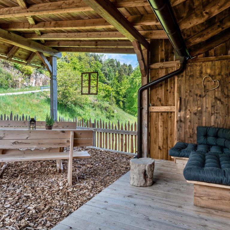Aschnerhof Holzherz - Appartamento Superior con 1 Camera da Letto e Balcone - 6