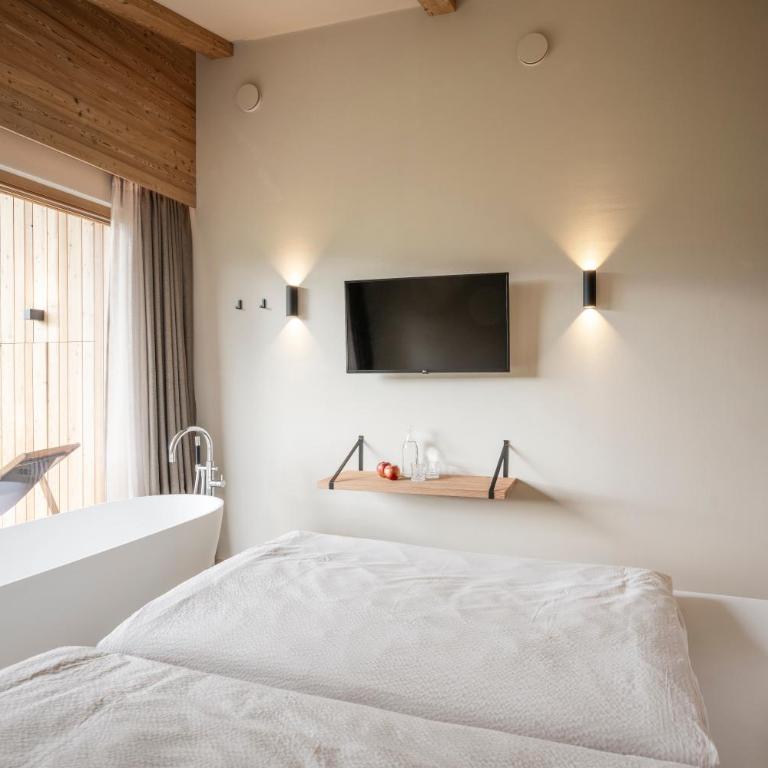 Oberplunerhof Luxury Chalet Woods - Appartamento Deluxe con 2 Camere da Letto e Vista Giardino - 11