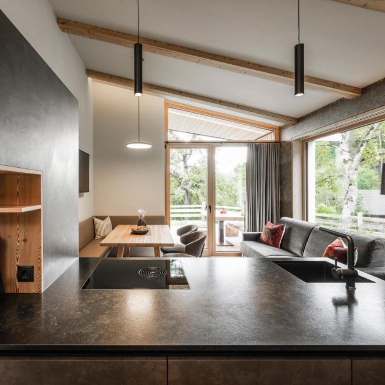 Oberplunerhof Luxury Chalet Woods - Appartamento Deluxe con 2 Camere da Letto e Vista Giardino - 7