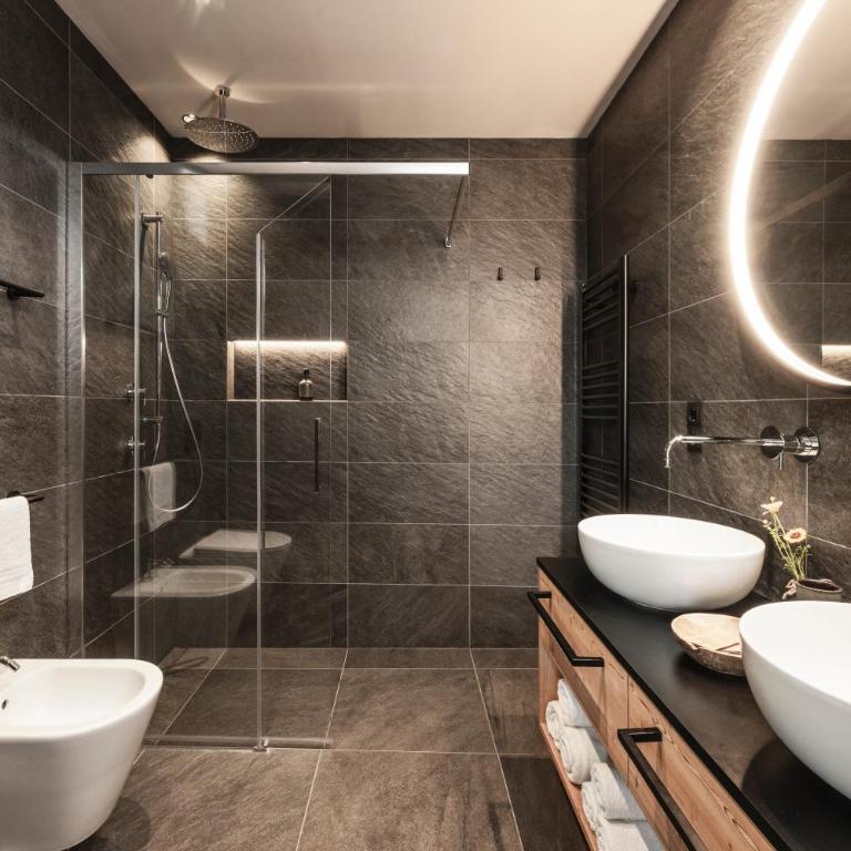 Oberplunerhof Luxury Chalet Woods - Appartamento Deluxe con 2 Camere da Letto e Vista Giardino - 21