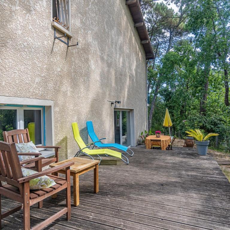 Logement T3, Dune du Pilat à 5 km - Two-Bedroom Deluxe Apartment with Garden View - 18
