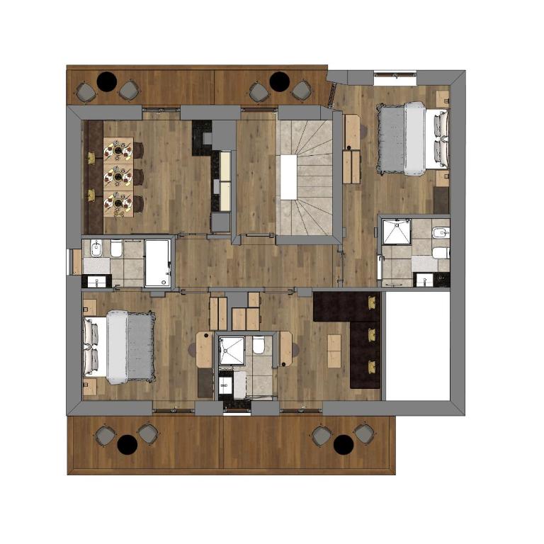 Ferienwohnung Christa - Appartamento Premium con 3 Camere da Letto e Balcone - 33