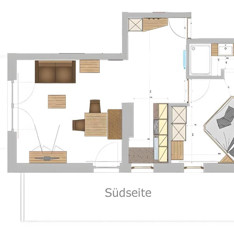 Wieser - Appartamento Superior con 1 Camera da Letto e Balcone - 8