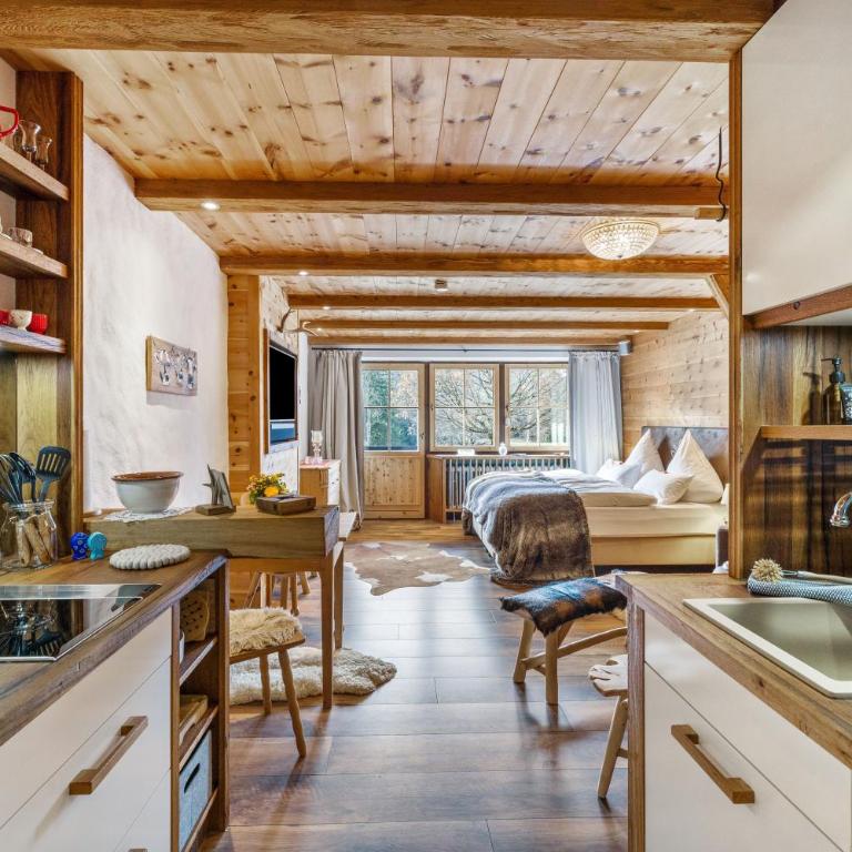 Chalet Gipfelblick Inzell - Studio mit Bergblick - 4
