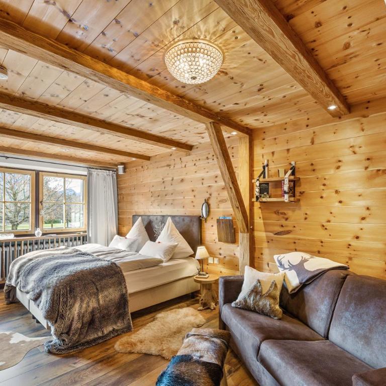 Chalet Gipfelblick Inzell - Studio mit Bergblick - 1