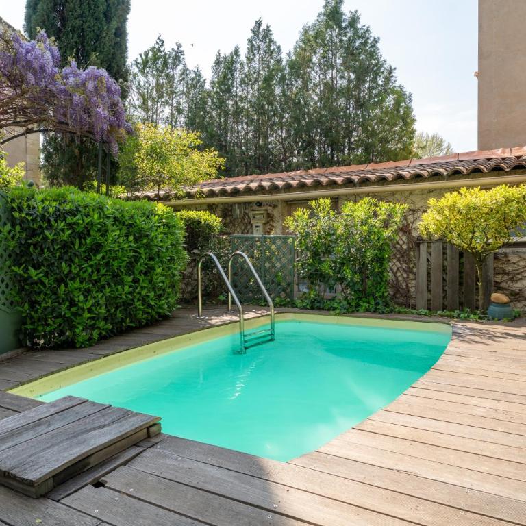 Studio de charme à Avignon - Apartamento de 1 dormitorio con vistas al jardín - 16