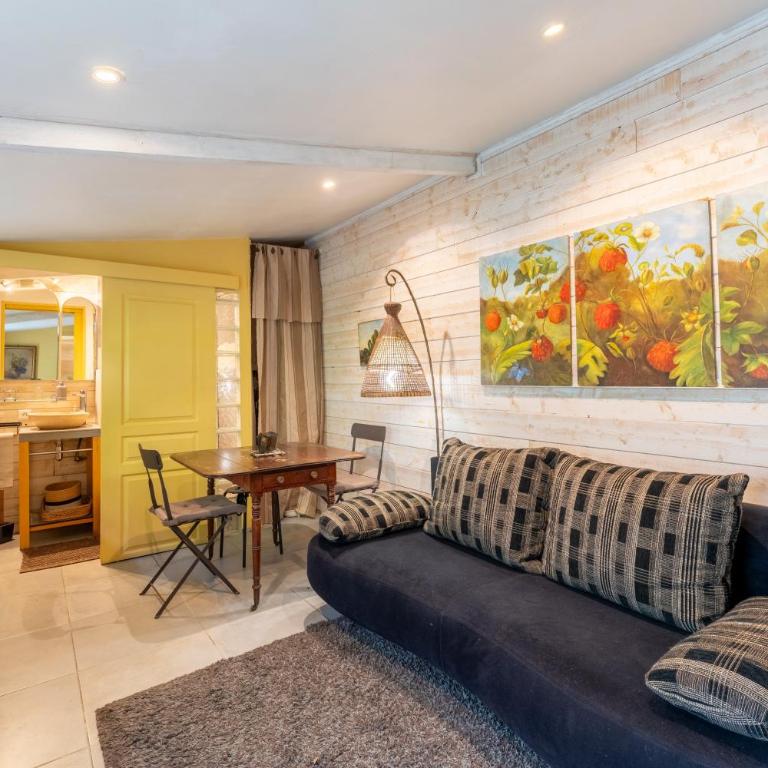 Studio de charme à Avignon - Apartamento de 1 dormitorio con vistas al jardín - 3