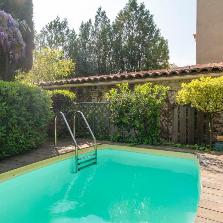 Studio de charme à Avignon - Apartamento de 1 dormitorio con vistas al jardín - 17