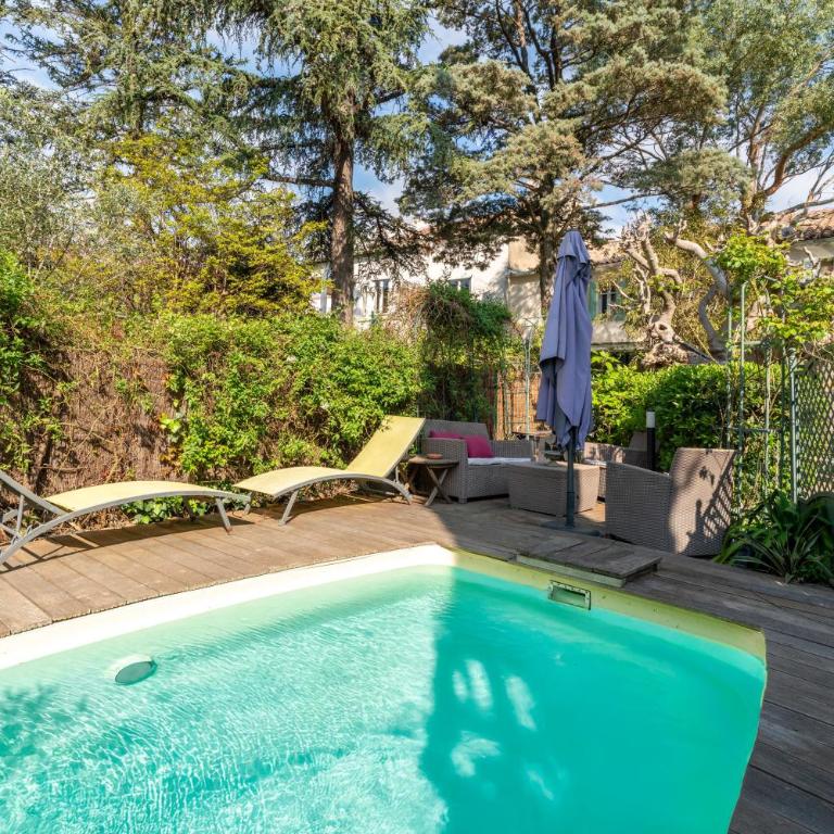 Studio de charme à Avignon - Apartamento de 1 dormitorio con vistas al jardín - 1