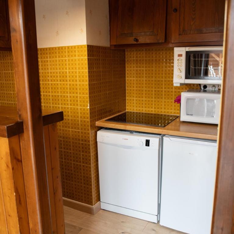 Studio 3 personnes Chalet Tournier - Monolocale con Divano-Letto - 14