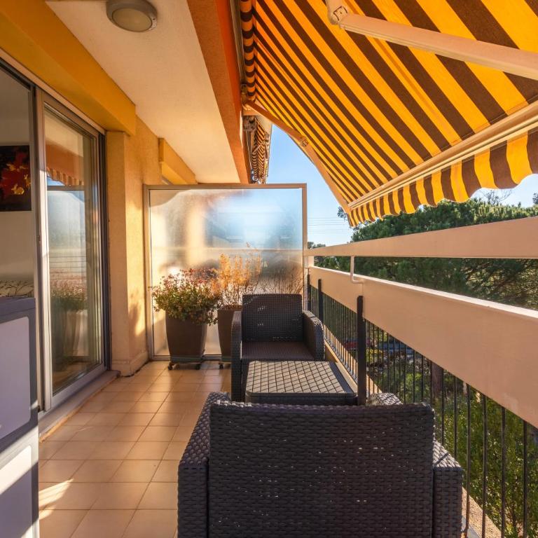 Appartement Boulouris - Two-Bedroom Deluxe Apartment with Garden View - 18