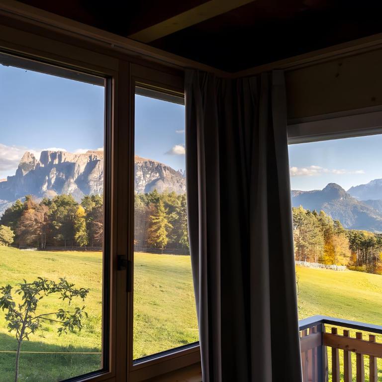 Ferienwohnung Schlern Bio Schrofhof - Two-Bedroom Deluxe Apartment with Garden View - 29