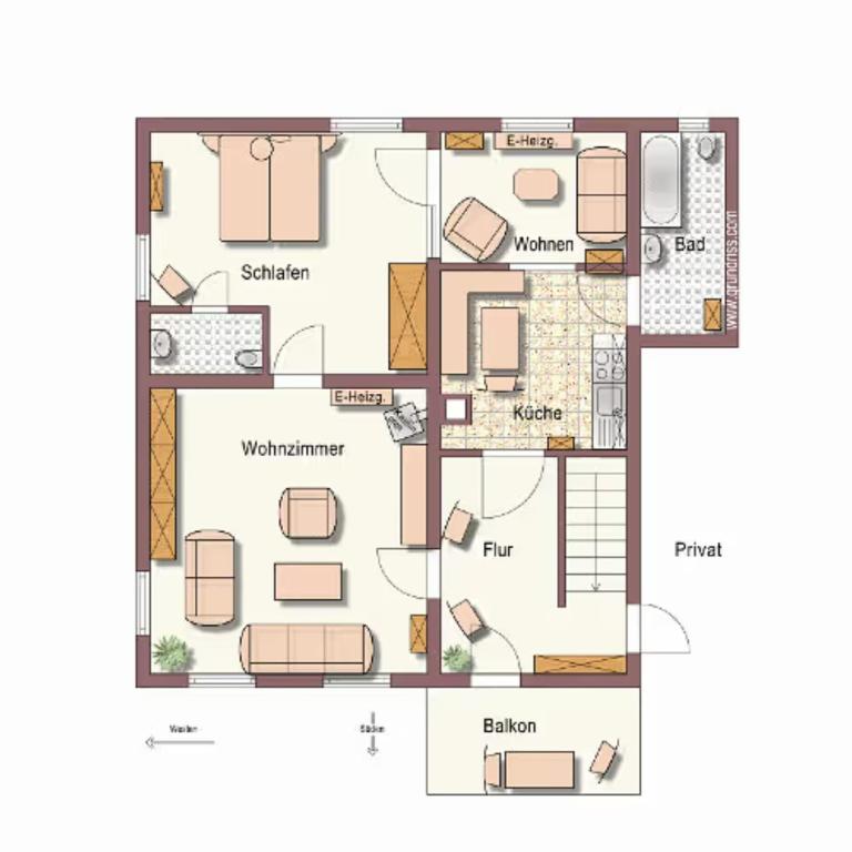 Haus Biggi - Ferienwohnung Säntis - Superior Apartment mit 1 Schlafzimmer und Balkon - 11