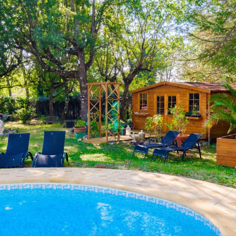 Appartement Lou Paradou - Apartment mit 1 Schlafzimmer und Gartenblick - 1