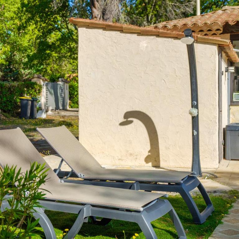 Appartement Lou Paradou - Apartment mit 1 Schlafzimmer und Gartenblick - 14