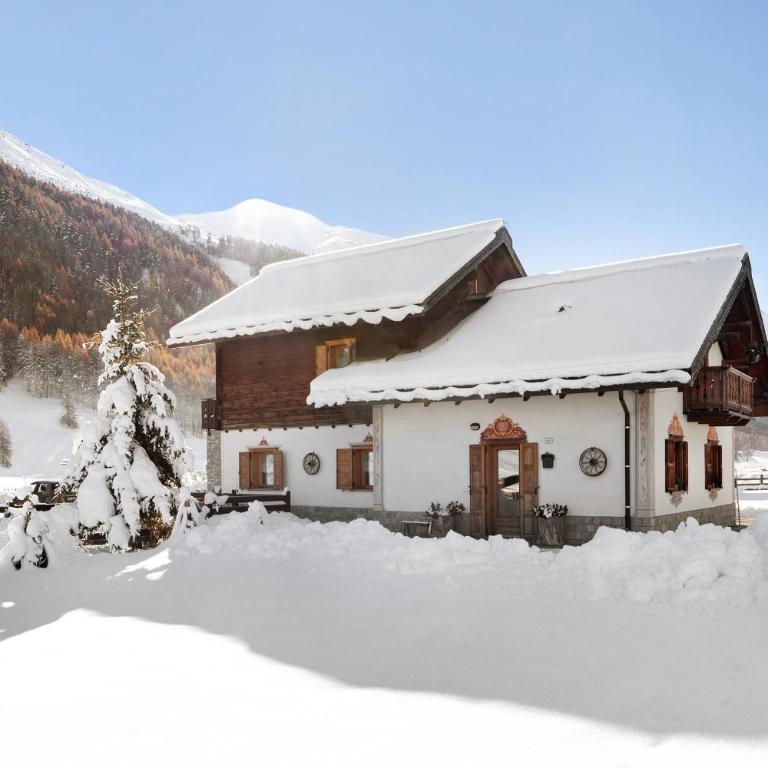 Baita sulle Alpi Livigno - Casa con 2 Camere da Letto - 1