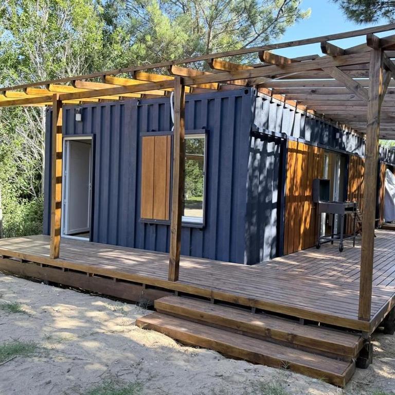 Casa Contenedor en el Bosque a 4 Cuadras del Mar - Apartamento de 1 dormitorio - 4
