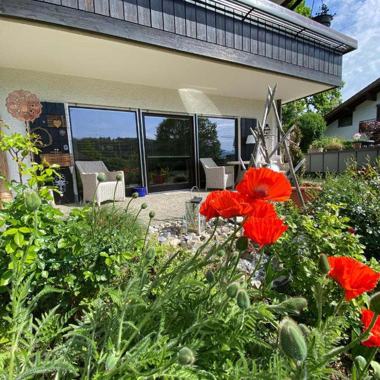 Ferienwohnung Alpenherz 80qm - Apartment mit 1 Schlafzimmer und Gartenblick - 16