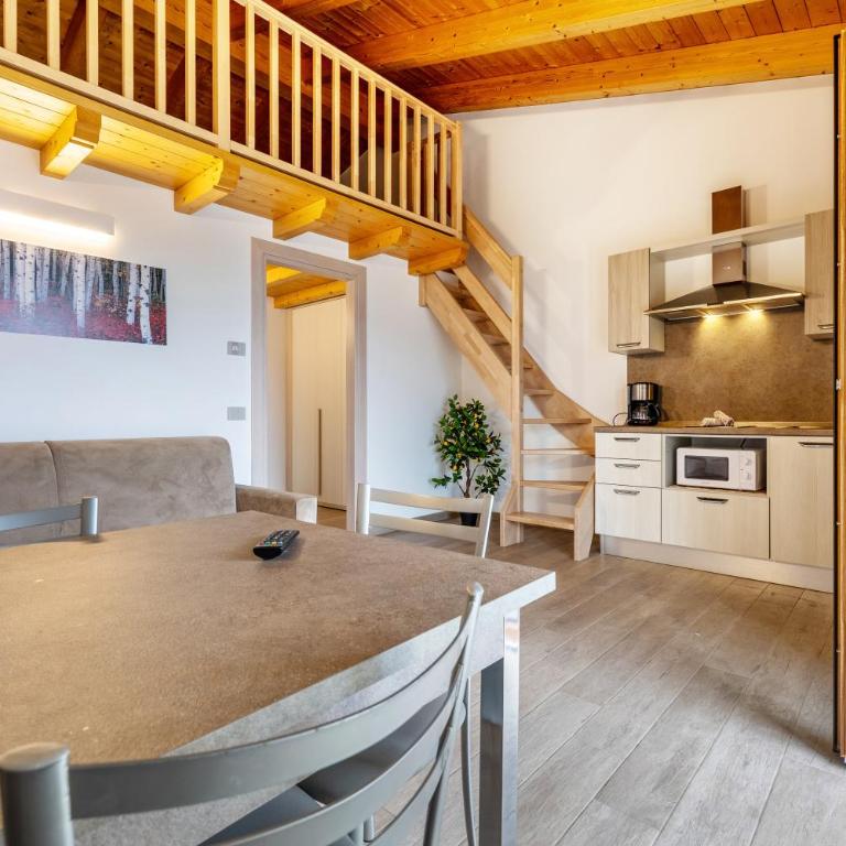 Agriturismo Bocca Nevese Betulla - Appartamento con 1 Camera da Letto e Vista Lago - 6