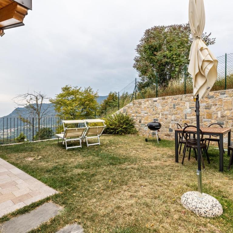 Agriturismo Bocca Nevese Betulla - Appartamento con 1 Camera da Letto e Vista Lago - 23