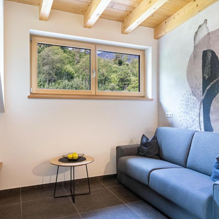 Wiesgut Ferienwohnung Golden - Two-Bedroom Deluxe Apartment with Garden View - 13