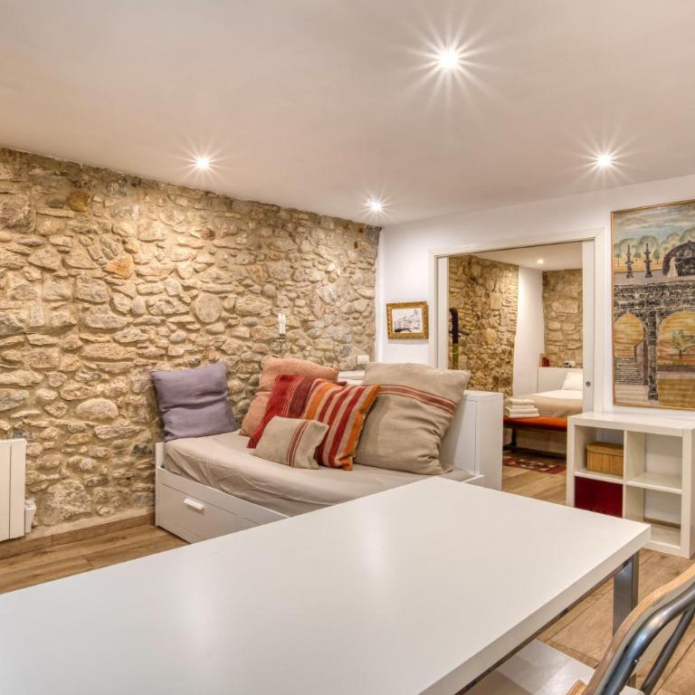 Old Side Girona one - Apartamento Superior de 1 dormitorio con balcón - 8