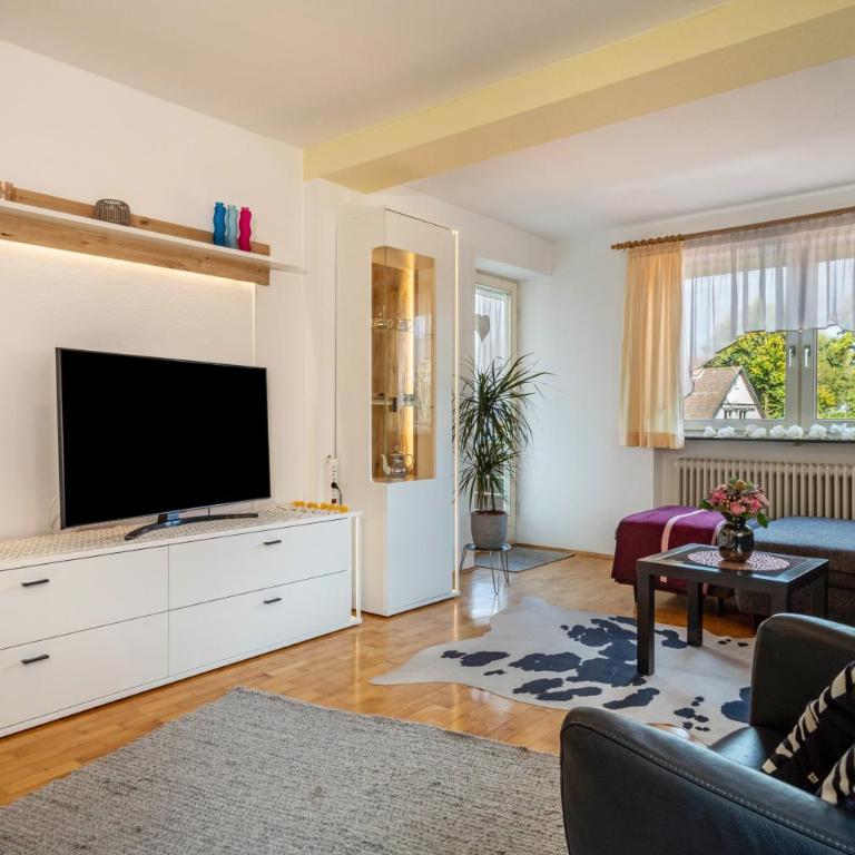 Mein lieber Schwan - Deluxe-Apartment mit 2 Schlafzimmern und Gartenblick - 1