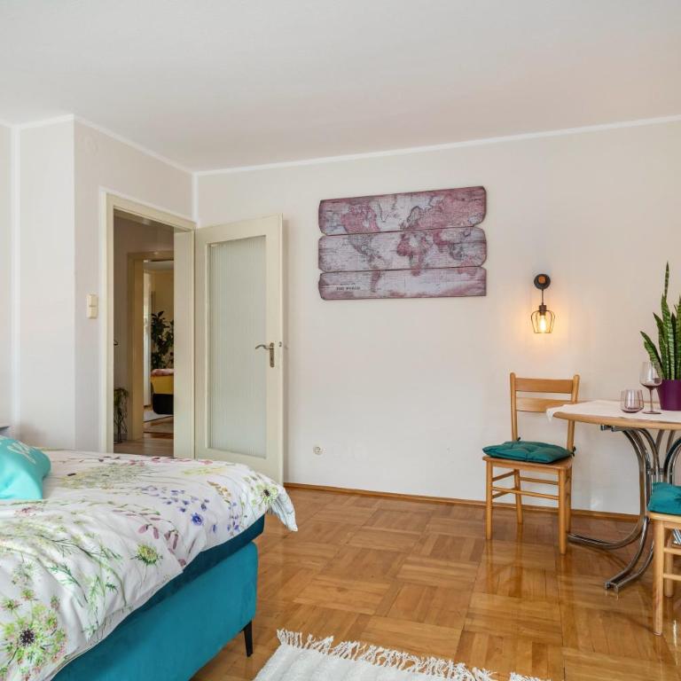 Mein lieber Schwan - Deluxe-Apartment mit 2 Schlafzimmern und Gartenblick - 13