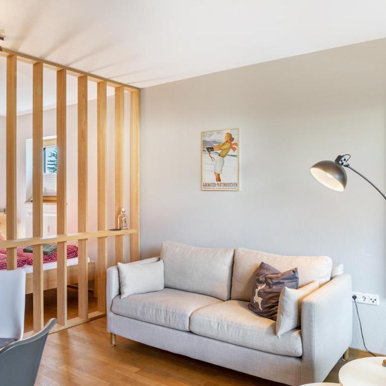 Ferienwohnung Stuiben Garmisch - Studio - Vue sur Montagne - 10