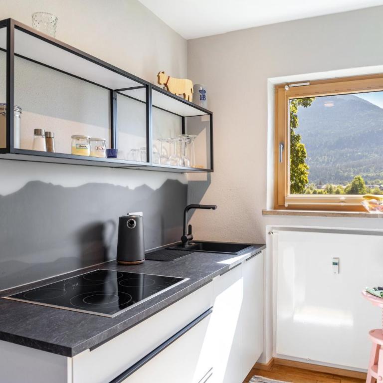Ferienwohnung Stuiben Garmisch - Studio - Vue sur Montagne - 14