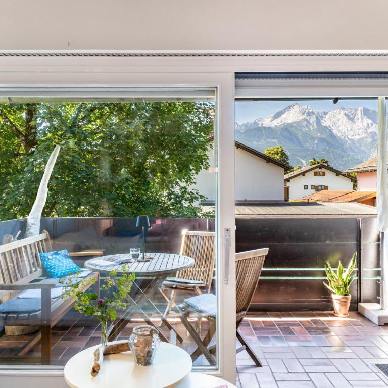 Ferienwohnung Stuiben Garmisch - Studio - Vue sur Montagne - 1