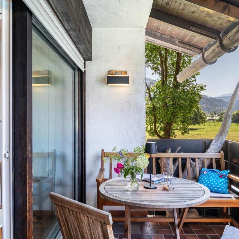Ferienwohnung Stuiben Garmisch - Studio - Vue sur Montagne - 5