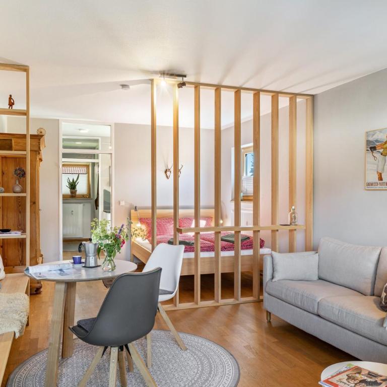 Ferienwohnung Stuiben Garmisch - Studio - Vue sur Montagne - 11