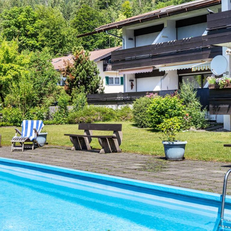 Ferienwohnung Stuiben Garmisch - Studio - Vue sur Montagne - 29