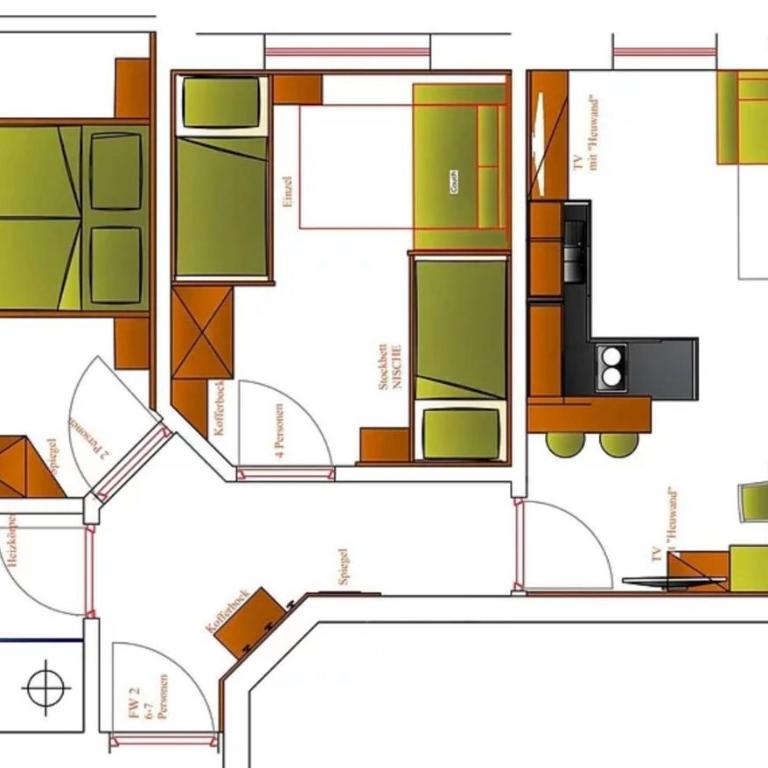 Haughof Apartement Lärchenweide - Two-Bedroom Deluxe Apartment with Garden View - 24