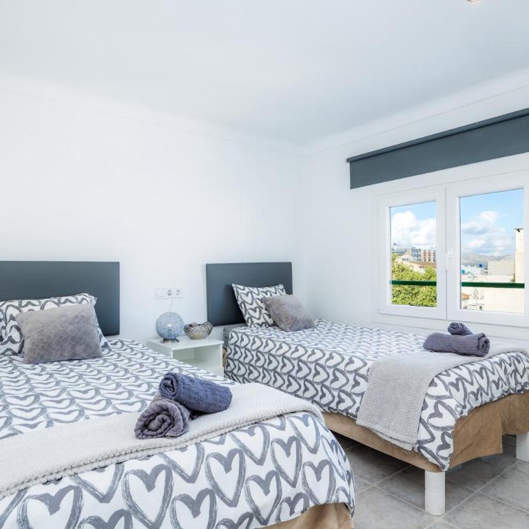 Can Picafort Sea Breeze - Two-Bedroom Deluxe Apartment with Ocean View - 16