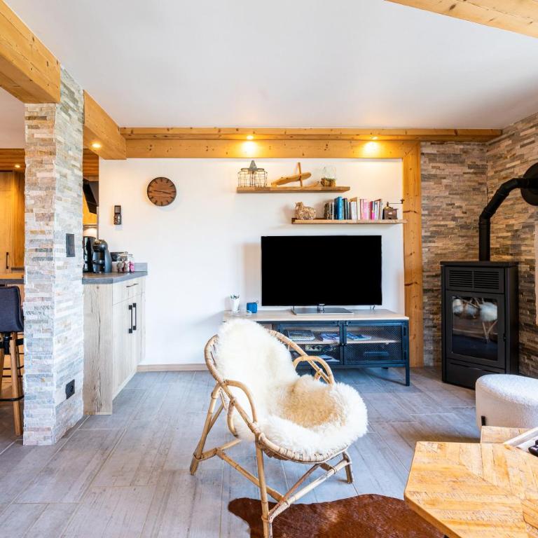 Appartement Les Genevriers - Deluxe Apartment mit Balkon und 2 Schlafzimmern - 9