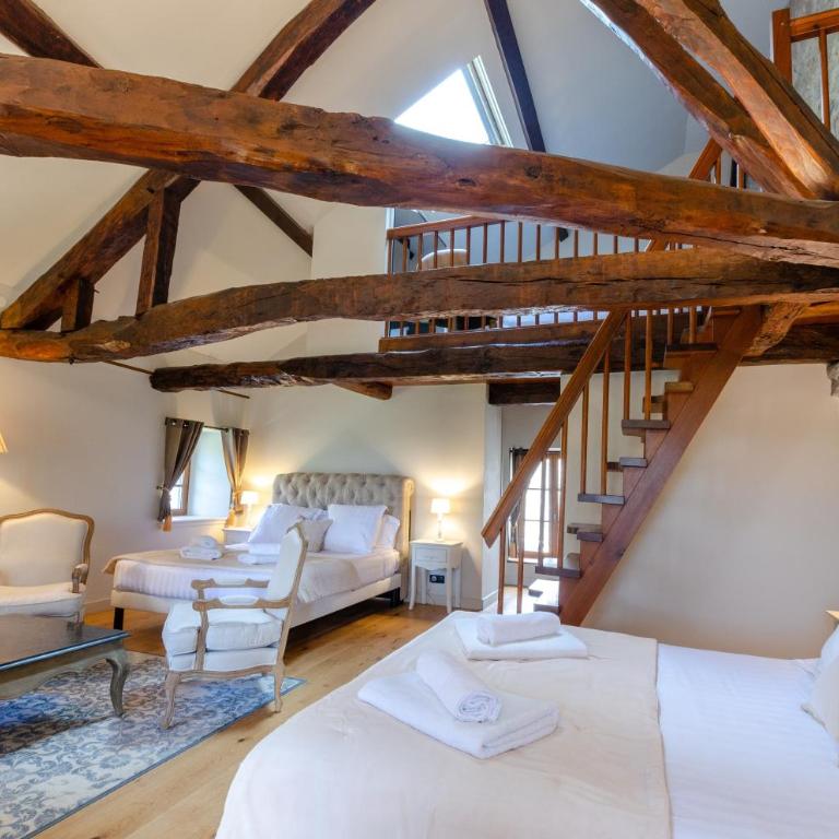 Château De La Rive - Apartment mit 3 Schlafzimmern und Bergblick - 1
