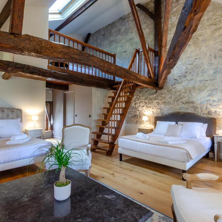 Château De La Rive - Apartment mit 3 Schlafzimmern und Bergblick - 5