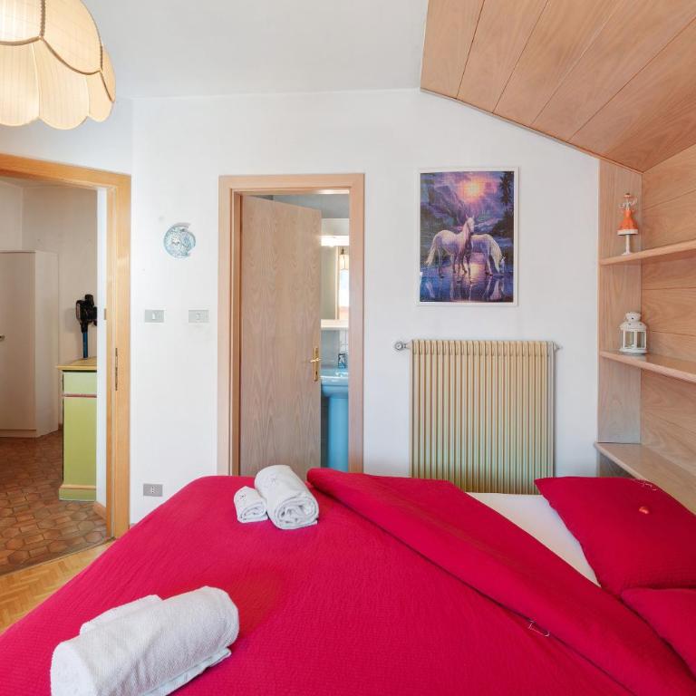 Ciasa Giorgina a Pozza di Fassa - Deluxe-Apartment mit 2 Schlafzimmern und Gartenblick - 16